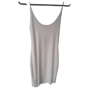 White fashion nova dress size large nwt